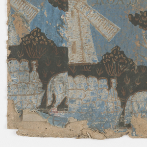 Bandbox Fragment (USA), ca. 1830