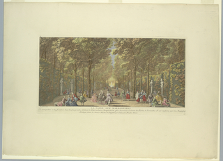Print, The Chestnut Hall [La Salle Aux Marronniers]