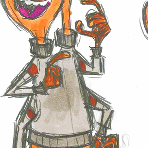 Concept Art, Terri and Terry, Monsters University, 2013