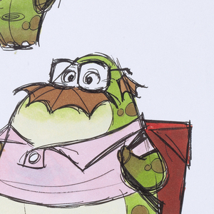 Concept Art, Don, Monsters University, 2013