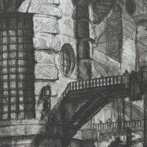 Print, Carceri Series, Plate III, 1745