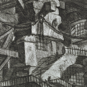 Print, Carceri Series, Plate XIV, 1745