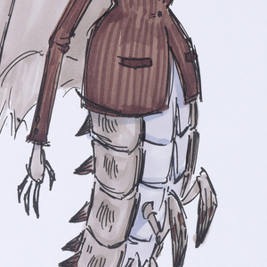 Concept Art, Dean Hardscrabble, Monsters University, 2013