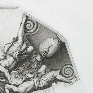 Print, Architecture, Gallery ceiling of the Sechetti Palace (right portion), 1668