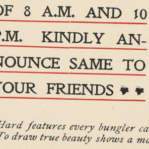 Card, An Exhibition of American Posters...