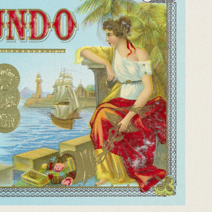 Cigar Label, El Gran Mundo (The Great World), 1898–1920