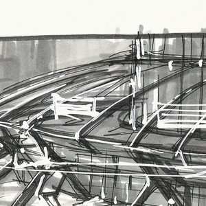 Concept Art, Walk Home, WALL·E, 2008