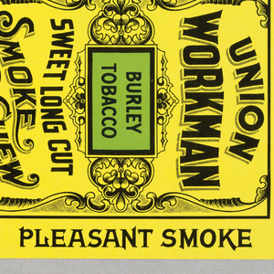 Tobacco Label (USA), ca. 1900