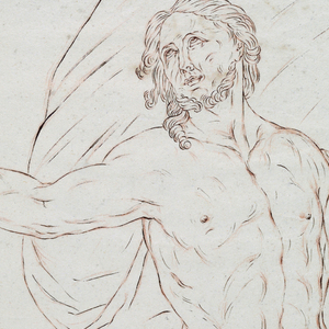 Drawing, The Risen Christ, 17th century