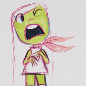 Concept Art, Disgust, Inside Out, 2015