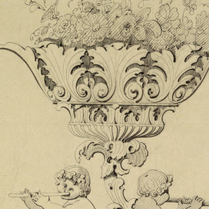 Drawing, Design for Candlesticks, 18th–19th century