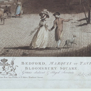 Print, Bloomsbury Square, 1787