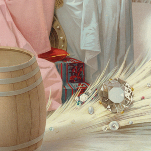 Chromolithograph Print, Advertising poster for bock beer, ca. 1898