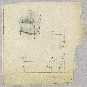 Drawing, Armchair
