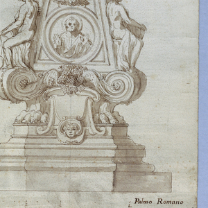 Drawing, Elevation of a Candelabra, 1700–1750