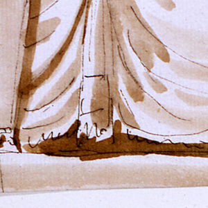 Drawing, Wall decoration, 1800–1825