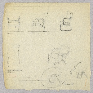 Drawing, Armchair