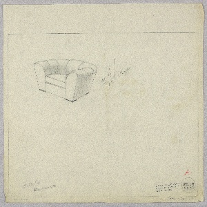 Drawing, Armchair