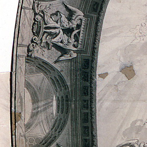 Drawing, Project for the Painted Decoration of the Ceiling of a Hall (Painted Oval Ceiling), 1761