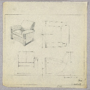 Drawing, Armchair