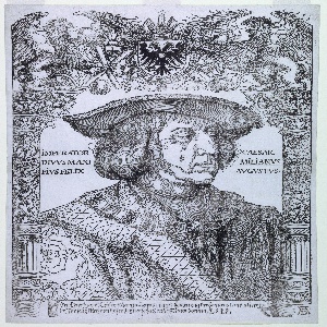 Print, Portrait of Maximilian I, 1518–19