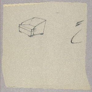 Drawing, Armchair