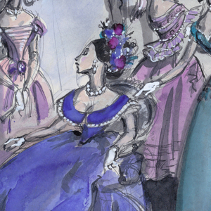 Drawing, Costume Designs: Song of Norway, 1962