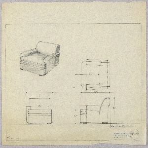 Drawing, Armchair