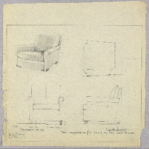 Drawing, Armchair