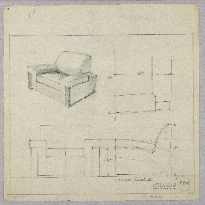 Drawing, Armchair