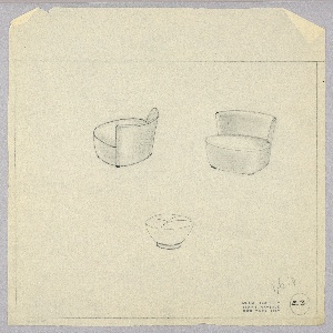 Drawing, Chair & Ottoman