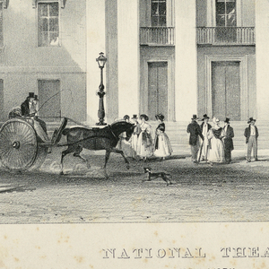 Print, National Theater, New York, 1837–1839
