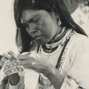 Photograph, Huicol Indians: Woman of Las Hausimas, Nayarit, Mexico, 1940–41