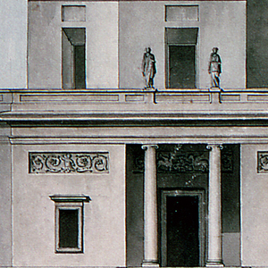 Drawing, Elevation of a Country Villa, ca. 1820