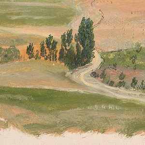 Drawing, Mountains near Baalbec, May 1868