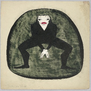 Drawing, Joan on Trial, from Joan of Arc, 1935–40