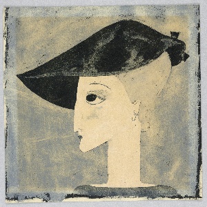 Drawing, Head of a Woman Wearing a Hat, ca. 1933
