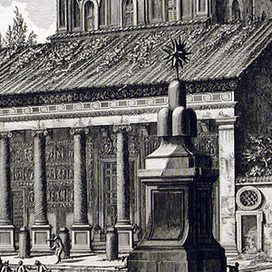Print, Basilica of S. Lorenzo fuori le Mura, "Le Vedute di Roma" (1745-1778), 1748–78