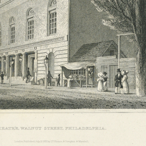 Print, Walnut Street Theater, Philadelphia, 1831