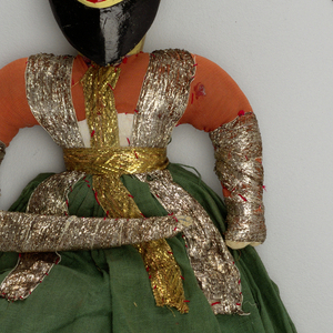 Mogul King Puppet, early 20th century