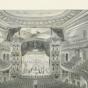 Print, Interior View, Augustin Daly