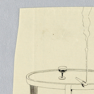Drawing, Design for Small Wine Table, 1900–05