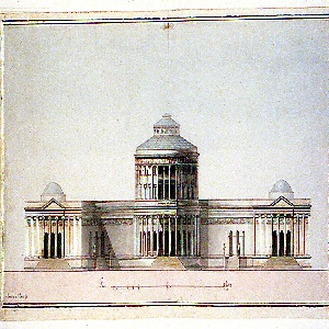 Drawing, First Designs for Ickworth House, Suffolk, England, ca. 1800