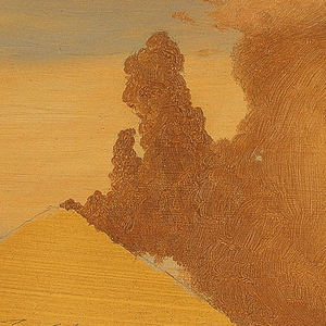 Drawing, Study of Cotopaxi, Erupting, Ecuador, 1853