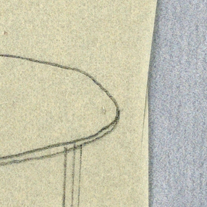 Drawing, Design for Small Round Table with Square Shelf and Square Tapering Legs, 1900–05