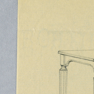 Drawing, Design for Gumwood Magazine Table "B", 1900–05