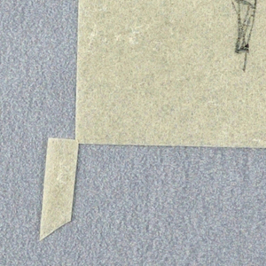 Drawing, Design for Small Square Table with Square Shelf, 1900–05