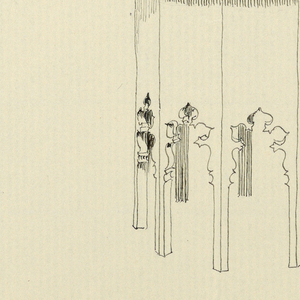 Drawing, Design for Small Round Table with Octagonal Base, 1900–05