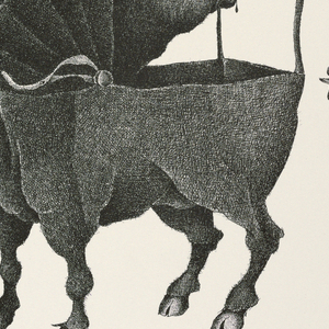 Print, Plate 18, XI, Très Admirable Bestiaire Fantastique (Very Admirable Fantastic Bestiary), 1972