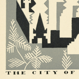 Print, The City of Mien, from The Travels of Marco Polo, 1930